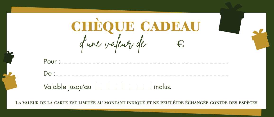 Carte cadeau - Chez Côme TEST